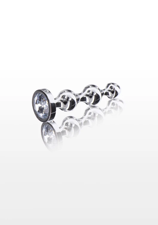 sonda Diamond Star Beads Small Silver