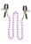 klamerki Stimulating Nipple Chain Metal