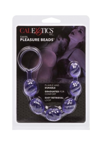 sonda analna Swirl Pleasure Beads Purple