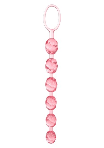 sonda analna Swirl Pleasure Beads Pink