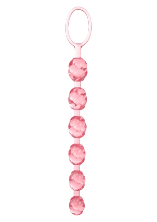sonda analna Swirl Pleasure Beads Pink