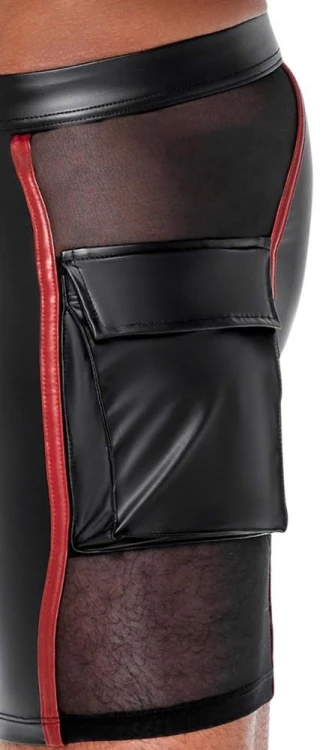 bokserki Men's Shorts Black/Red XL