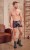 bokserki Men's Pants black/red M