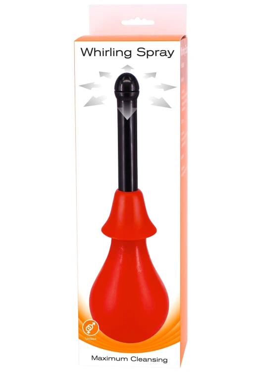 gruszka analna Whirling Spray Red