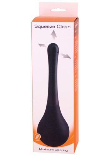 gruszka analna Squeeze Clean Black