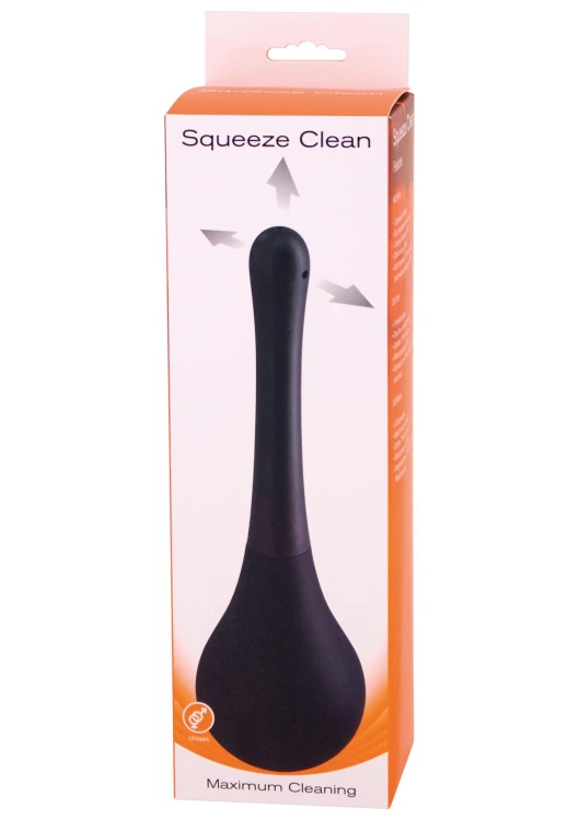 gruszka analna Squeeze Clean Black