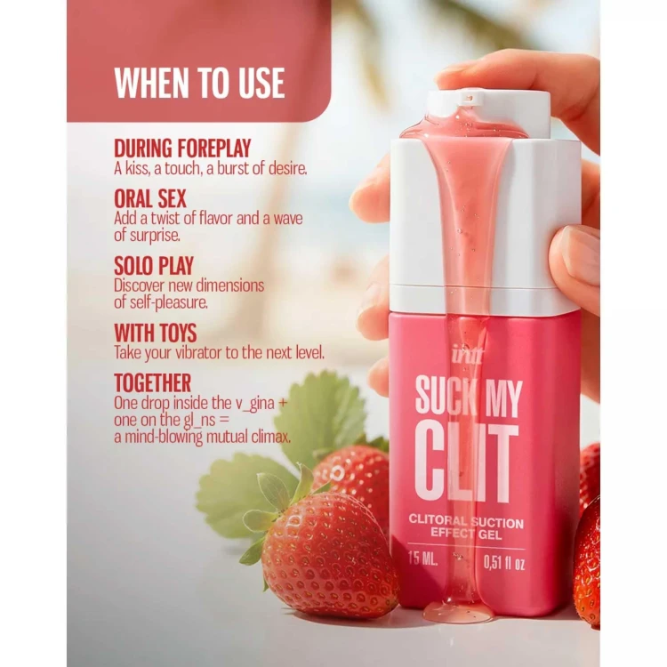 żel SUCK MY CLIT  Wild Strawberry 15 ml