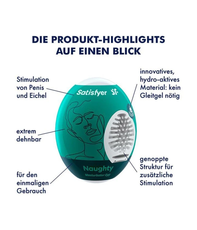 masturbator Egg Single Naughty