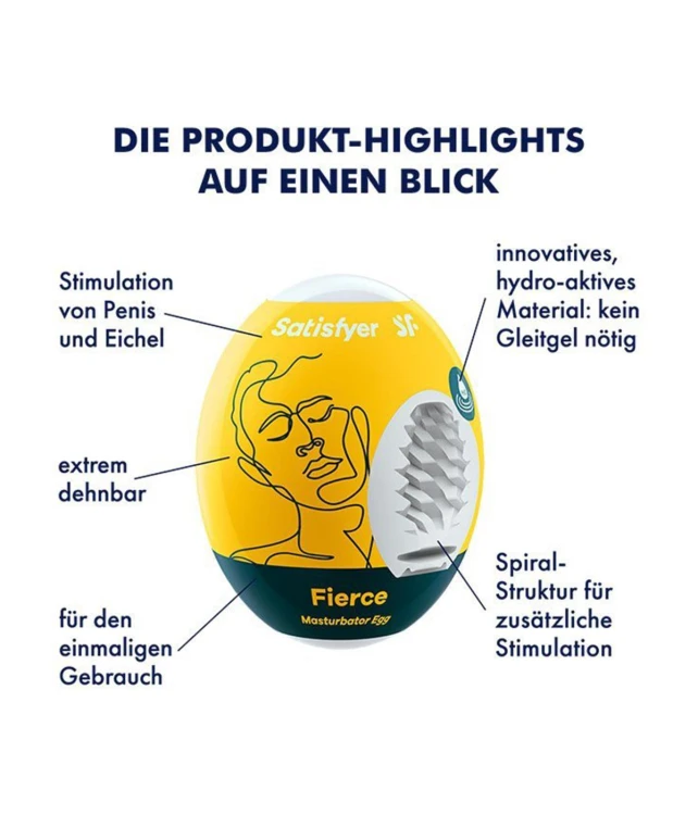 masturbator Egg Single Fierce