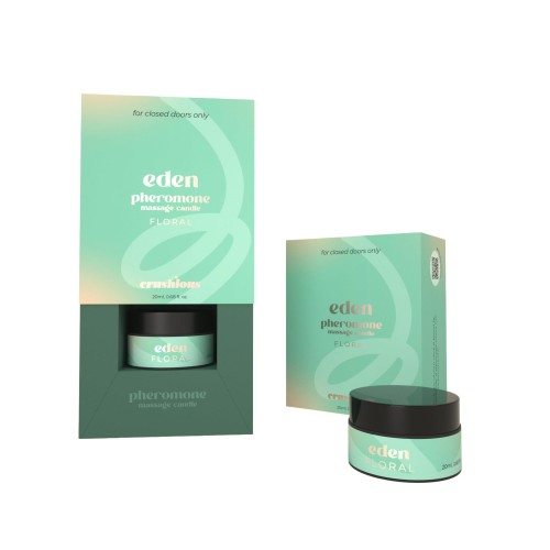 świeca do masażu CRUSHIOUS EDEN MASSAGE CANDLE WITH PHEROMONES AND FLORAL AROMA