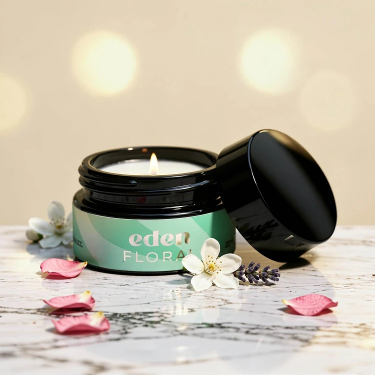świeca do masażu CRUSHIOUS EDEN MASSAGE CANDLE WITH PHEROMONES AND FLORAL AROMA