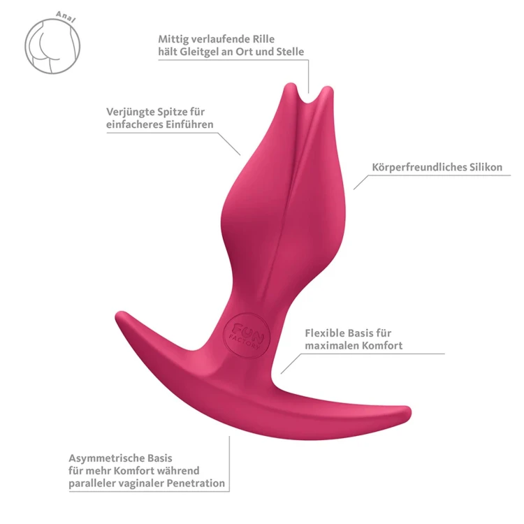 korek analny Bootie Fem Raspberry