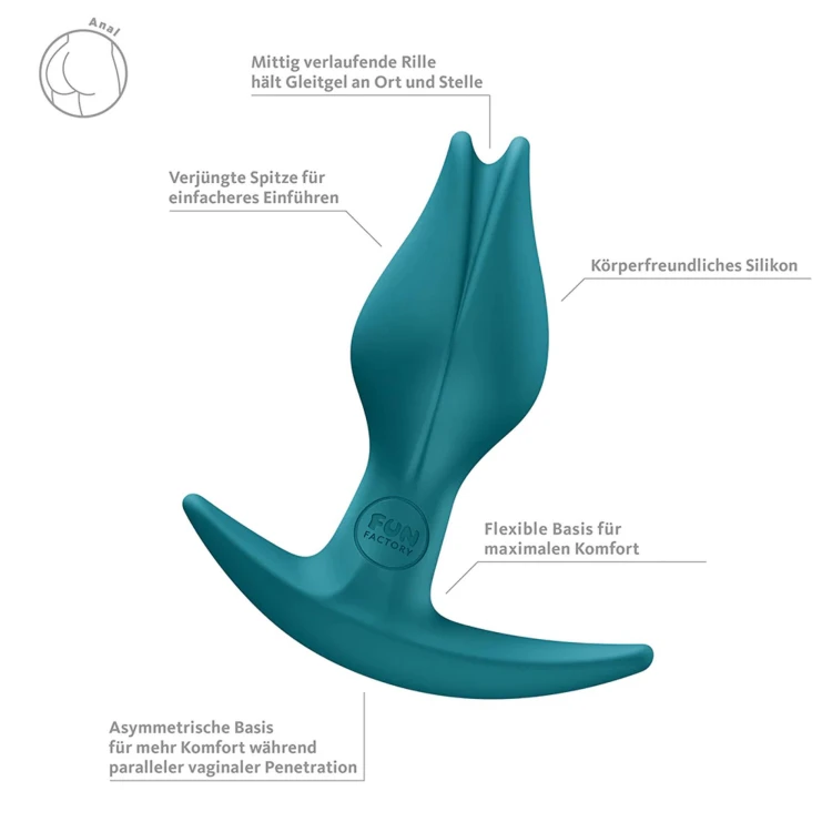korek analny Bootie Fem Bottle Green
