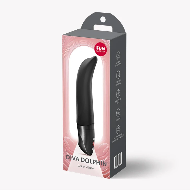 wibrator Diva Dolphin Black