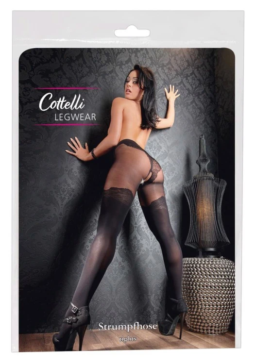 garter stockings Crotchless Tights 3