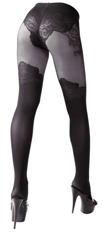 garter stockings Crotchless Tights 3