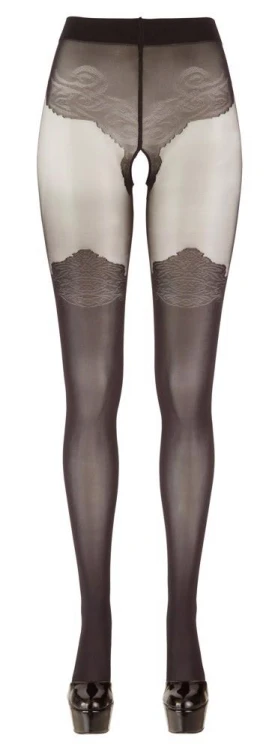 garter stockings Crotchless Tights 3