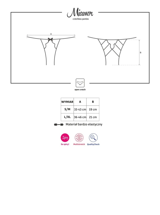 figi otwarte Miamor L/XL