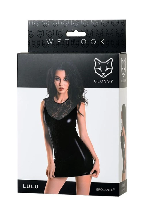 sukienka Wetlook LULU black L