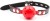 knebel Fetish Fever Ball Gag Red