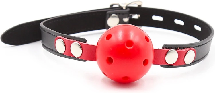 knebel Fetish Fever Ball Gag Red