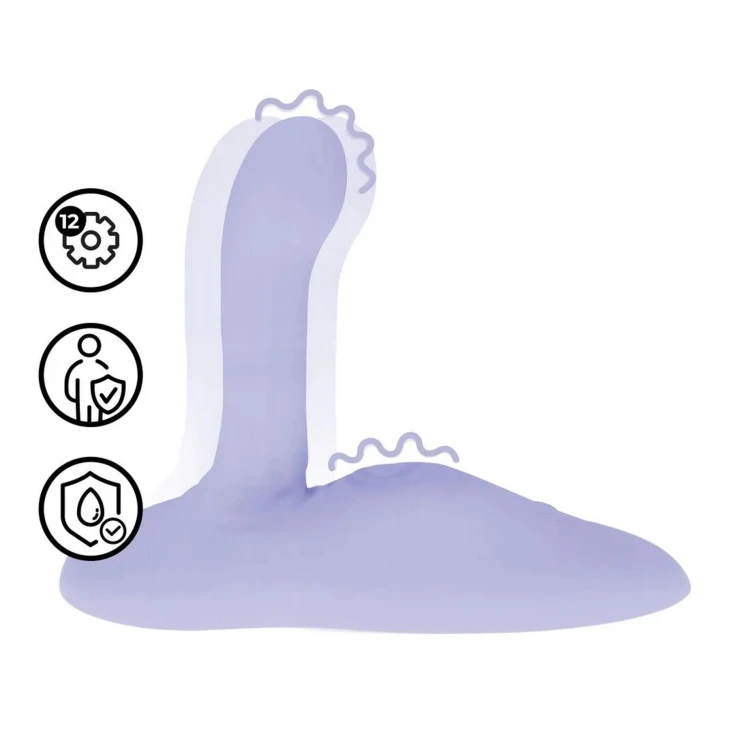 wibrator Vibrating Pulse and Thrust Seat Purple