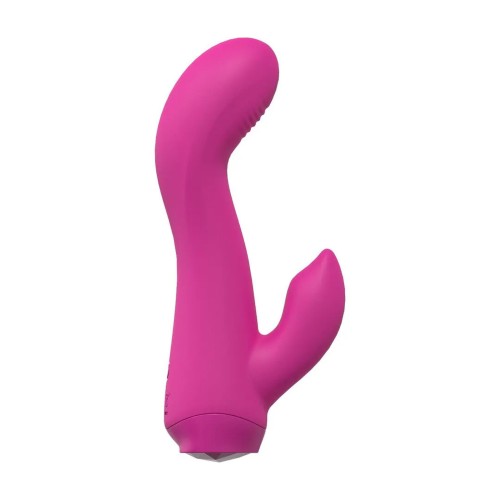 wibrator Mini Curved Rabbit Vibrator Pink