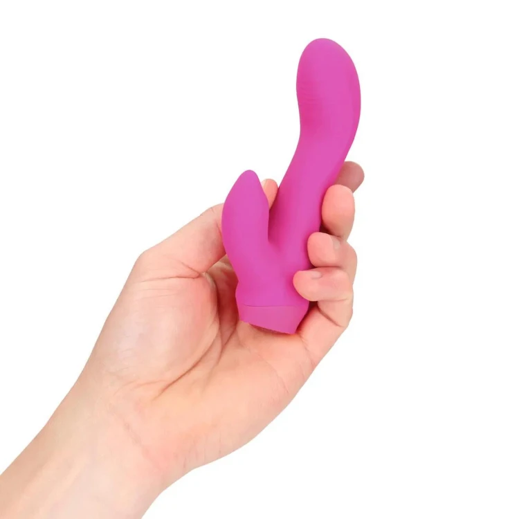 wibrator Mini Curved Rabbit Vibrator Pink