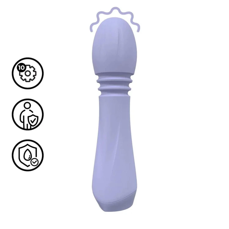 wibrator Mini Flexible Wand Vibrator  Lavender