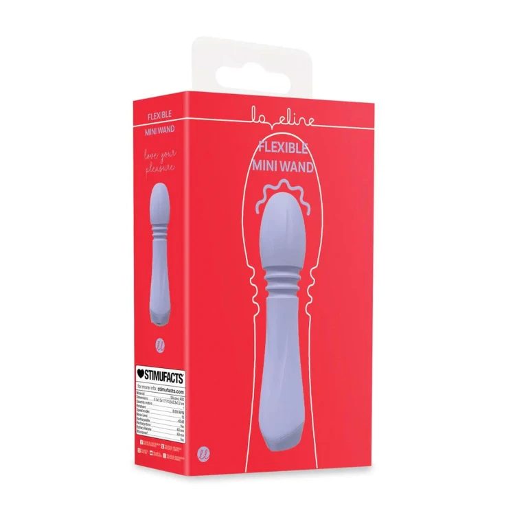 wibrator Mini Flexible Wand Vibrator  Lavender