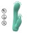 wibrator Mini Dual Rabbit Vibrator Green