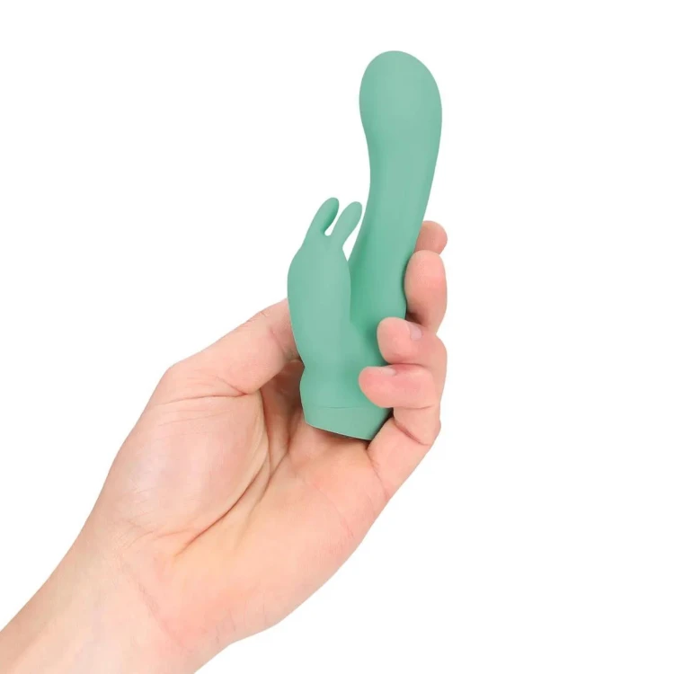 wibrator Mini Dual Rabbit Vibrator Green