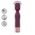 wibrator Mini Classic Wand Vibrator Burgundy