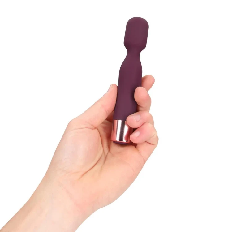 wibrator Mini Classic Wand Vibrator Burgundy