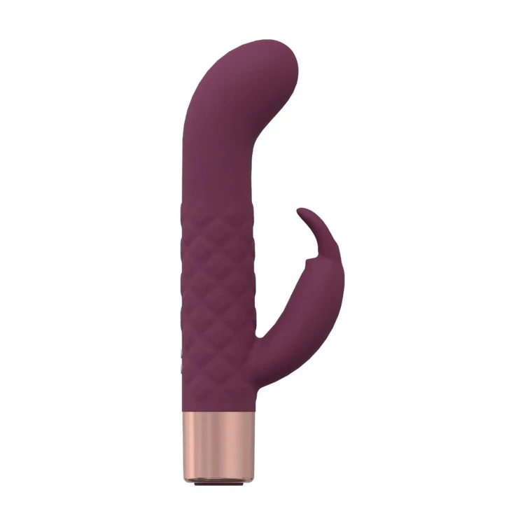 wibrator Mini Rabbit Vibrator Burgundy