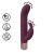 wibrator Mini Rabbit Vibrator Burgundy