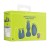 zestaw wibratorów  Interchangeable Vibrator Kit Blue