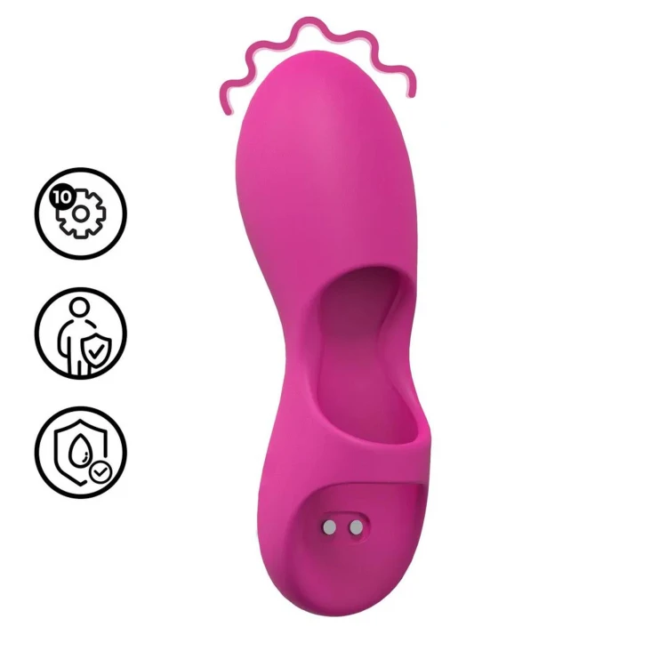 wibrator Mini Finger Vibrator Pink