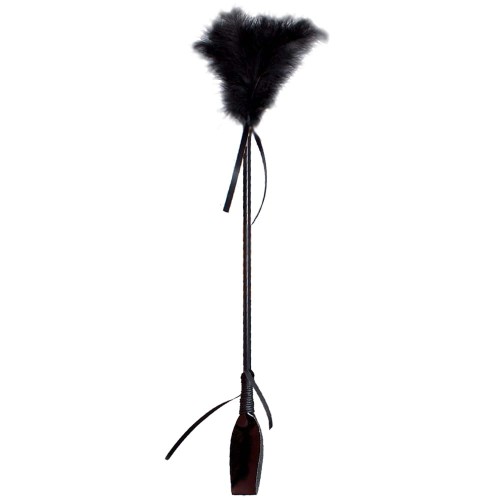 Czarna-szpicruta-do-zabaw-w-sypialni-Bleck-Feather-Tickler-&amp;-Riding-Crop-Dwustronna-szpicruta-zakończona-czarnymi-piórkami.jpg