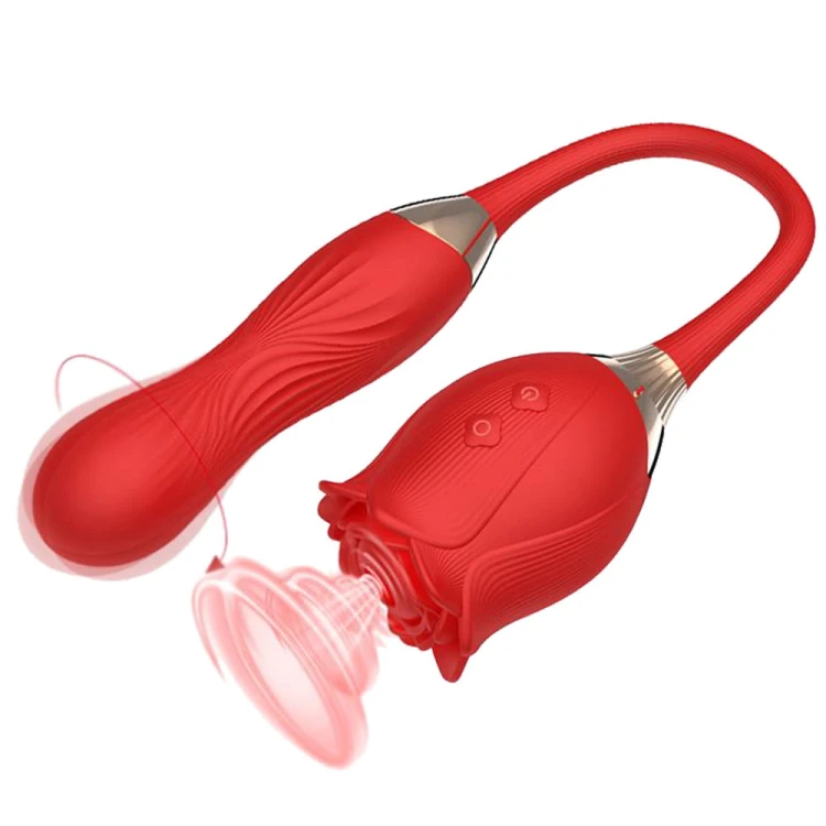 Silikonowy-masażer-róża-w-ładnym-kolorze-głębokiej-czerwieni-Double-Stimulator-&amp;-Swinging-Egg.jpg