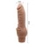 Wibrator dla kobiet, penis z żyłami i zarysowaną główką. Penetracja pochwy