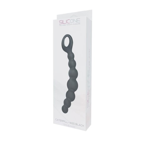 sonda analna FALLO ANALE CATERPILL-ASS SILICONE BLACK