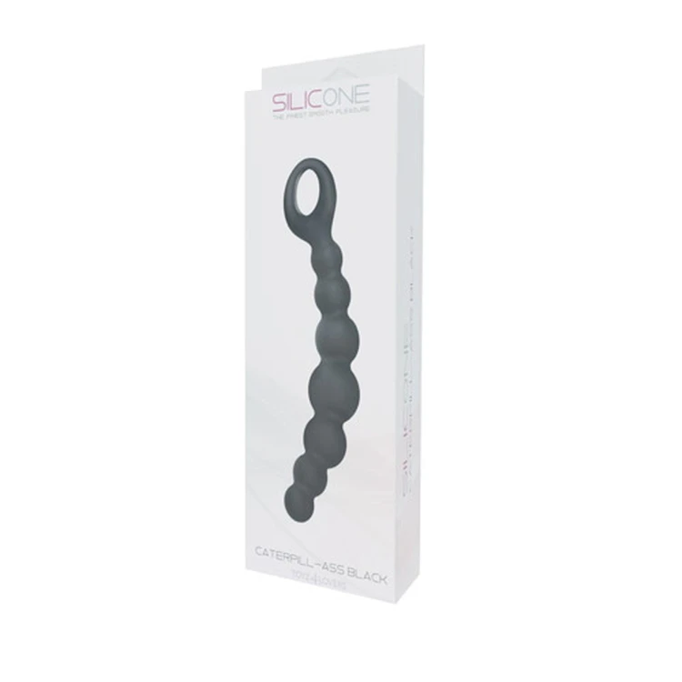 sonda analna FALLO ANALE CATERPILL-ASS SILICONE BLACK