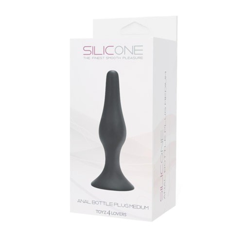 korek analny PLUG ANALE ANAL BOTTLE PLUG SILICONE MEDIUM