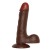 dildo REALISTIC DILDO REAL RAPTURE BROWN 8"