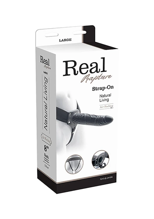 strap-on FALLO STRAP ON CAVO REAL RAPTURE 8 BLACK