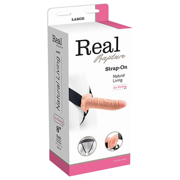 strao-on FALLO STRAP ON CAVO REAL RAPTURE 8 FLESH