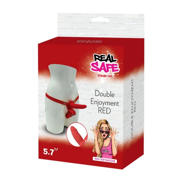 strap-on Double Enjoyment RED