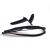 strap-on Cintura doppio fallo  Black