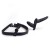 strap-on Cintura doppio fallo  Black